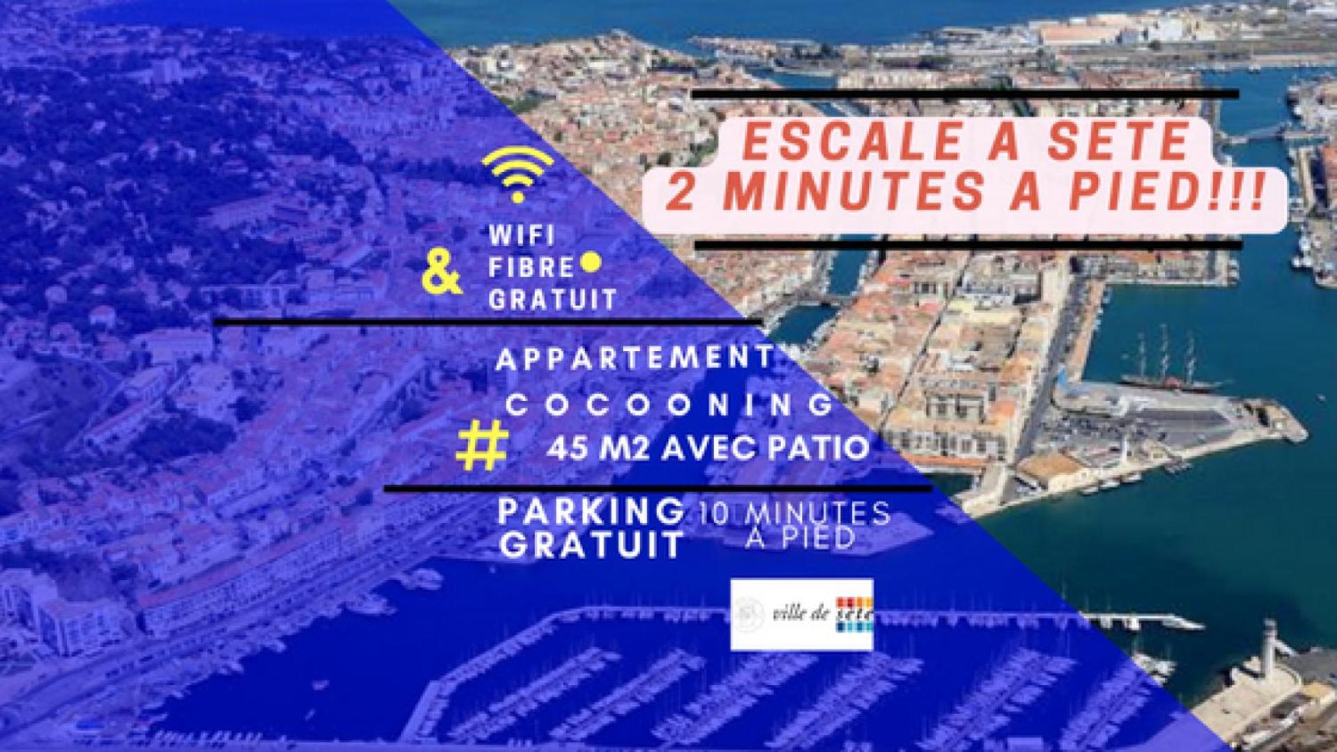 Appartamento Splendide T2 Neuf Coocoonig Avec Petit Patio Sète Esterno foto